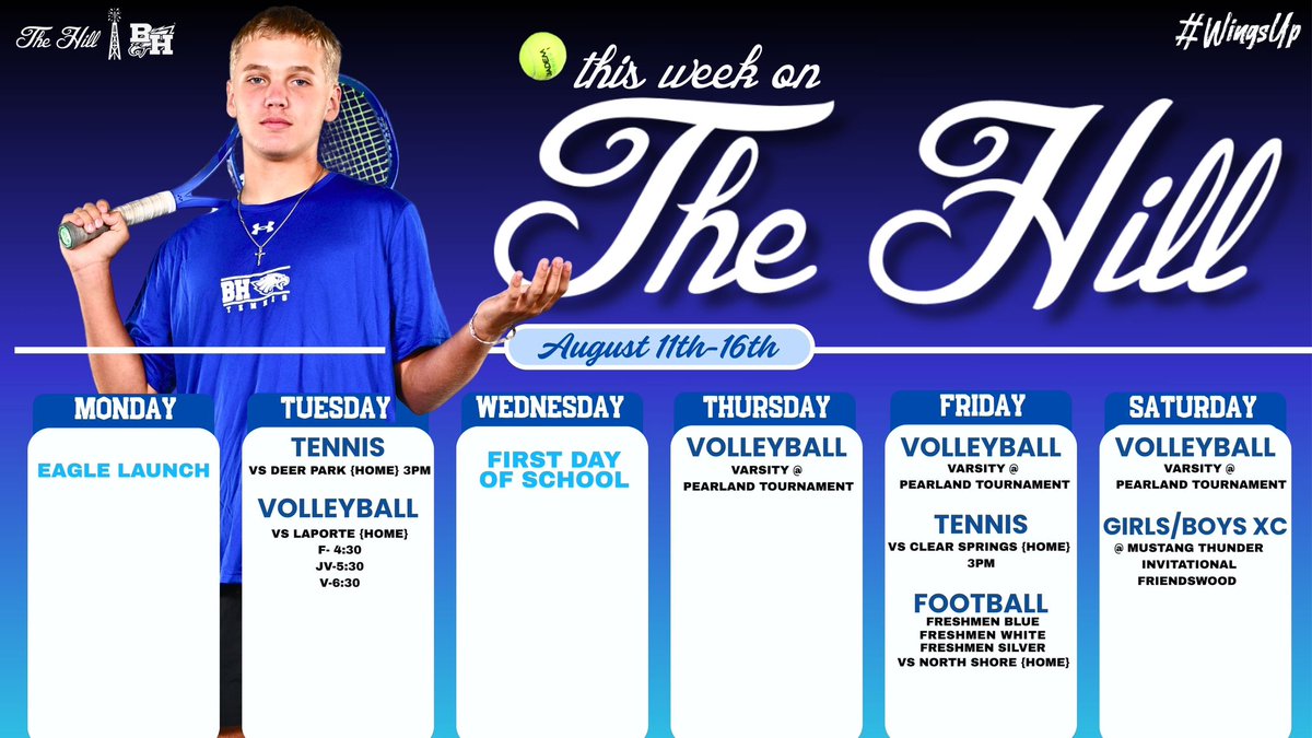 This Week on The Hill🦅
#WingsUp🤙