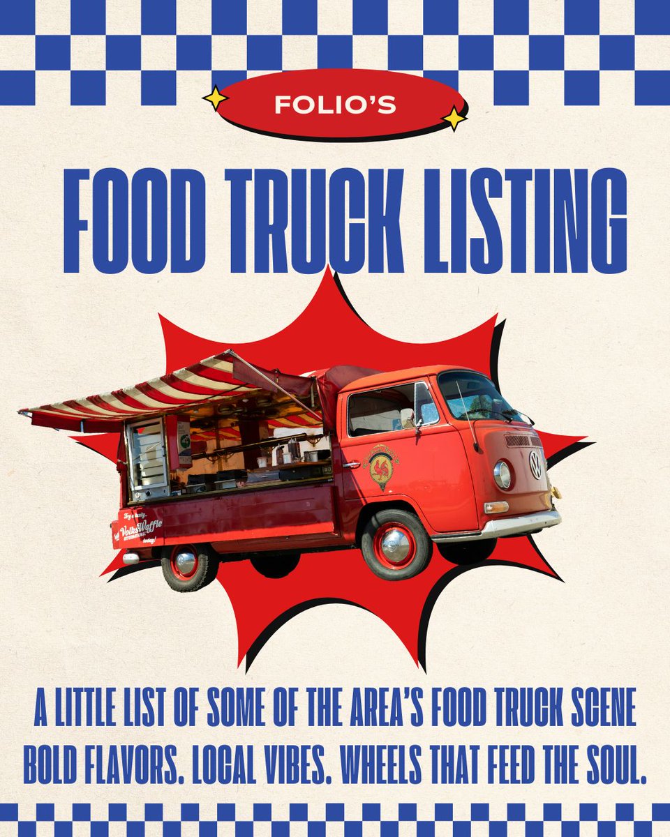 A little list of some of the area’s food truck scene. Bold flavors. Local vibes. Wheels that feed the soul.

folioweekly.com/2025/07/01/foo…