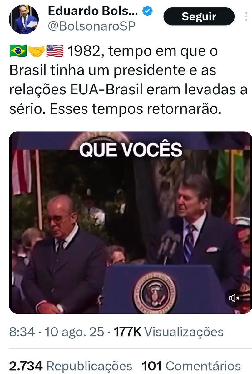 Aqui está um deputado federal, eleito numa democracia, defendendo a última ditadura que tivemos.
Isso deveria ser motivo pra prisão e cassação de mandato.