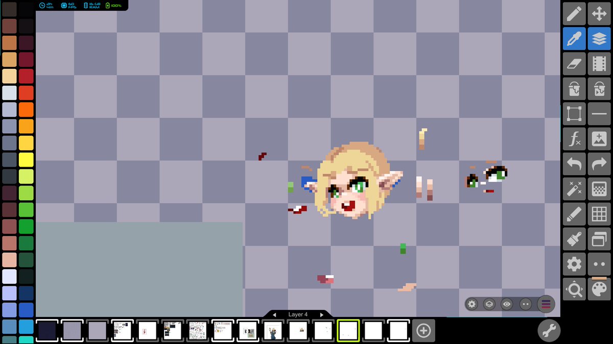 pakitheghost's tweet image. #ダンジョン飯 #pixelart