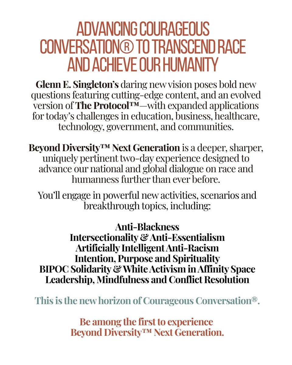 Courageous Conversation® tweet media