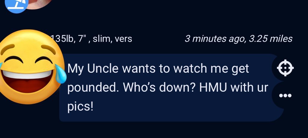 What the helly! Shit I see when trying to cruise on sniffies