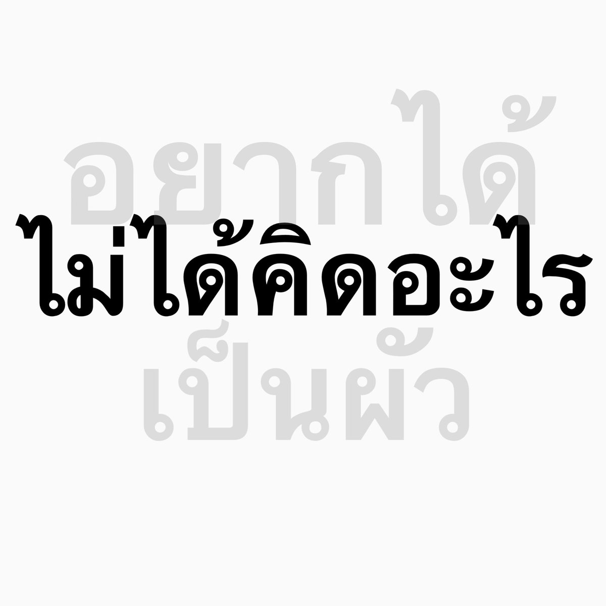 บ้าหน่า ใครจะไปคิดแบบนั้น