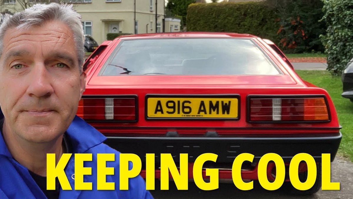 It’s been rather hot lately and it’s not just people that have been overheating! 

Keeping Cool - Lotus Esprit
youtu.be/pGkPMvMHju0