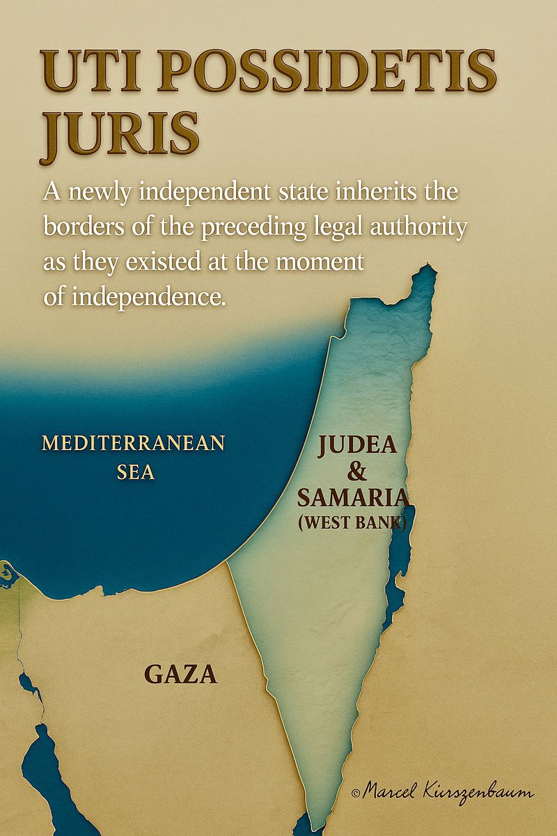 kierszenbaum's tweet photo. The media lies. Politicians twist facts. But international law says it plain: Judea, Samaria &amp; Gaza belong to Israel.

Read here 👉🏼 https://t.co/z5rrIrQesj

#Israel #InternationalLaw #UtiPossidetisJuris #NeverAgainIsNow #StopTheLies #TruthMatters https://t.co/twNG9GXw4Y