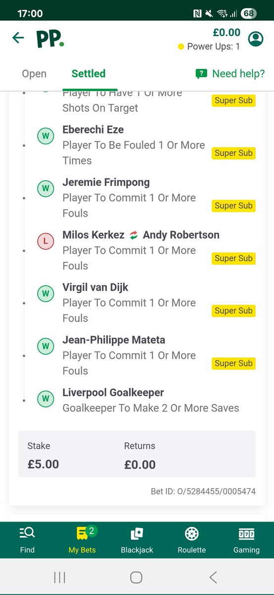 RealWolfy's tweet photo. @AskPaddyPower hi, can tell my why this bet has settled as a loss? Robertson handballed and a free kick was given https://t.co/7PUjF9HAPa