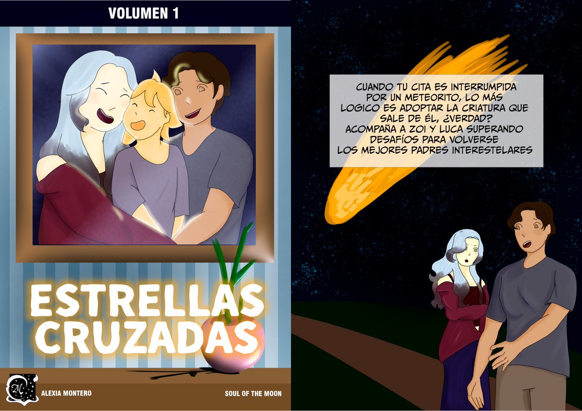 M00N_1E's tweet photo. estrellas cruzadas - comic primer semestre de animación y videojuegos https://t.co/epTJ8u7WRJ