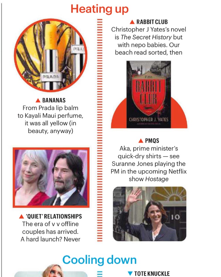 Christopher J Yates (@cj_yates) on Twitter photo Thanks <a href="/thetimes/">The Times and The Sunday Times</a> for declaring me hot. It's the first time I've ever been called hot. (OK, it's arguably only my novel, THE RABBIT CLUB, which has turned red hot at the beginning of its UK pub week.) Also, I think I've beaten bananas. Take that bananas! Or is it a tie? Thanks <a href="/thetimes/">The Times and The Sunday Times</a> for declaring me hot. It's the first time I've ever been called hot. (OK, it's arguably only my novel, THE RABBIT CLUB, which has turned red hot at the beginning of its UK pub week.) Also, I think I've beaten bananas. Take that bananas! Or is it a tie?
