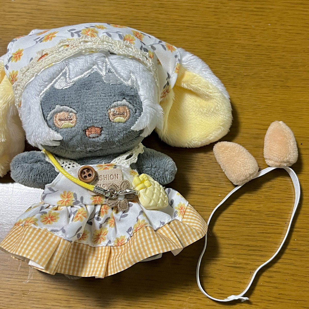 ぬい制作】自作ぬいぐるみ3体目「黒肌ヤギ」完成。骨を入れたので多少