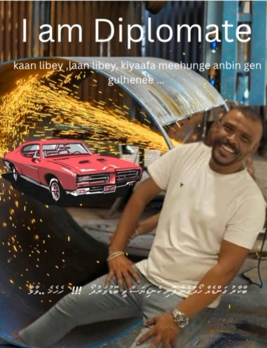 Xameeru's tweet photo. Srilanka ge huna @MasoodImv thibey fulhaa gen gulhuvaa vadaan kuraa soru Jaufar kaareega bunan vi noon tho depolmatic language dhas kurahvaa shey meehuna biru randi anheneh govaagen ulhunas High commissioner Agu hifahtaa shey https://t.co/cBcxLrT8N1