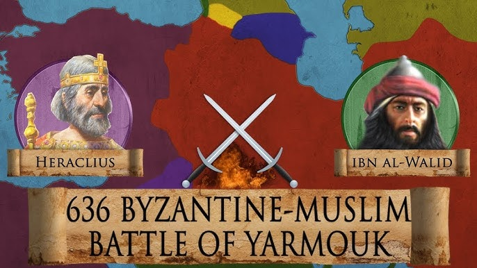 Esprits_curieux's tweet photo. Ça s'est passé un 20 août 636. #Histoire #Militaire #Islam #Byzance 
La bataille du #Yarmouk voit la victoire de l’armée musulmane sur les Byzantins : naissance rapide d’un vaste empire islamique appelé #caliphat. ☪️ https://t.co/8M5Pa37ClK