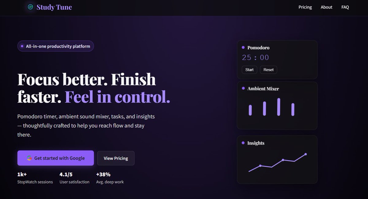 UtkDev's tweet image. We’ve integrated the amazing open-source background patterns from patterncraft.fun into studytune.in 
Huge thanks to @meghtrix for creating and sharing this incredible resource! 🙌