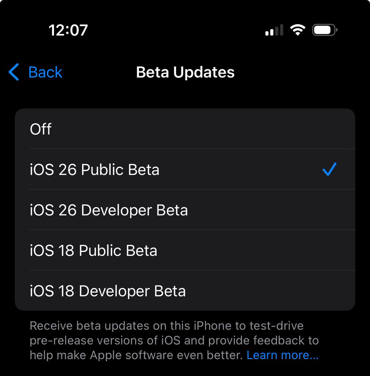 BG_TechLife's tweet image. No looking back #ios26beta