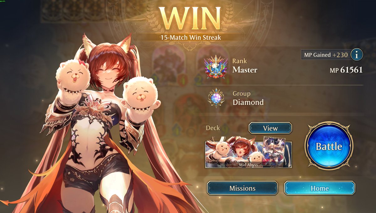 CrumpyCap's tweet photo. Back to the ladder grind and another good ol' winstreak. Apollo still putting in work where needed and the ratios feel quite nice still. #ShadowverseWB #シャドバWB https://t.co/CYTWqUK9hn