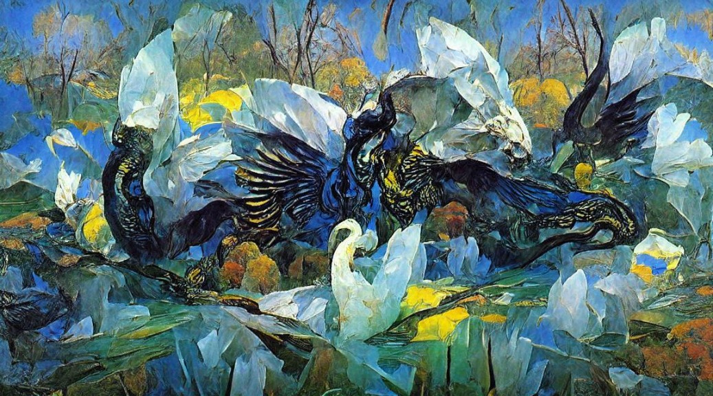 SurRNFTs's tweet photo. 🚀 #Web3 #CryptoCollectibles #DigitalAssets #NFT #NFTs #AiArt #creative #crypto #Interpretation #digital #collectibles $ETH #Altcoins🎯

🎨🤖💥🌌 "The Black Gaze of the #Swan": A #Visual &amp; #Poetic #Tribute to #Velimir #Khlebnikov by https://t.co/dF6rSk0xHW https://t.co/QVbm7R08uy https://t.co/XEkMKZAAIQ