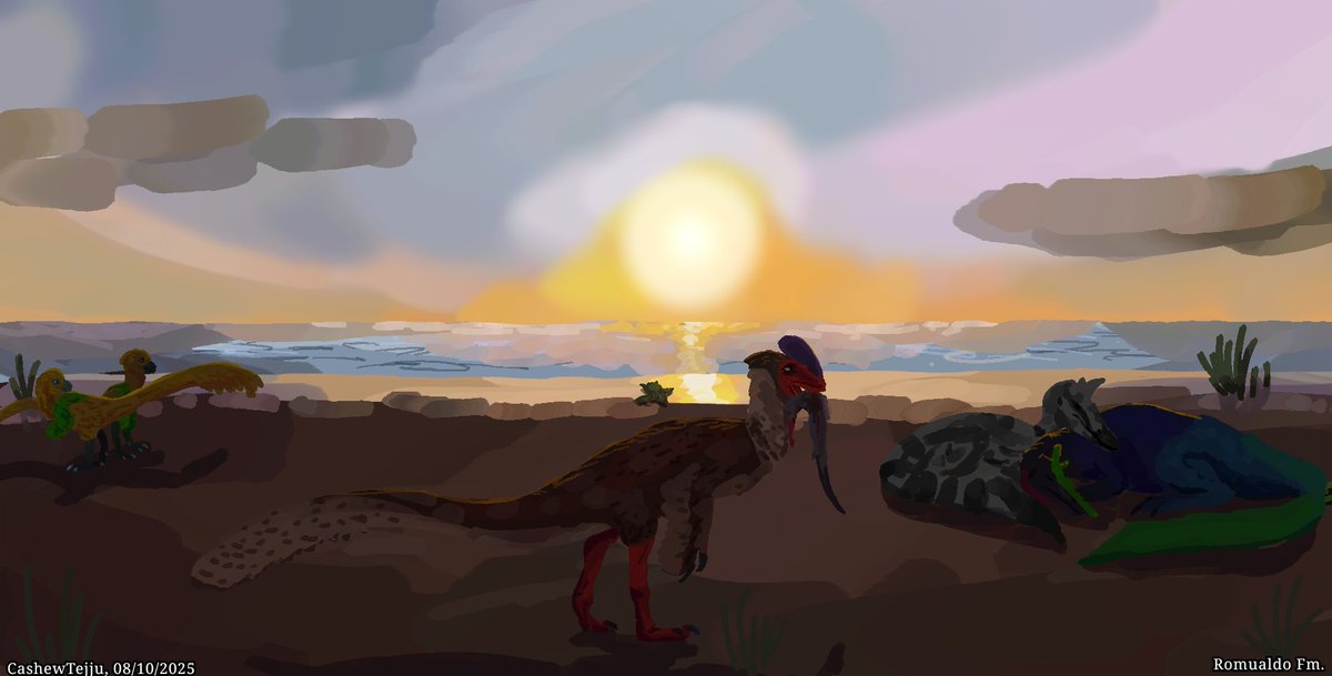 CashewTejju's tweet image. #Romualdo Fm.
(special 1 year of paleoarts on digital)