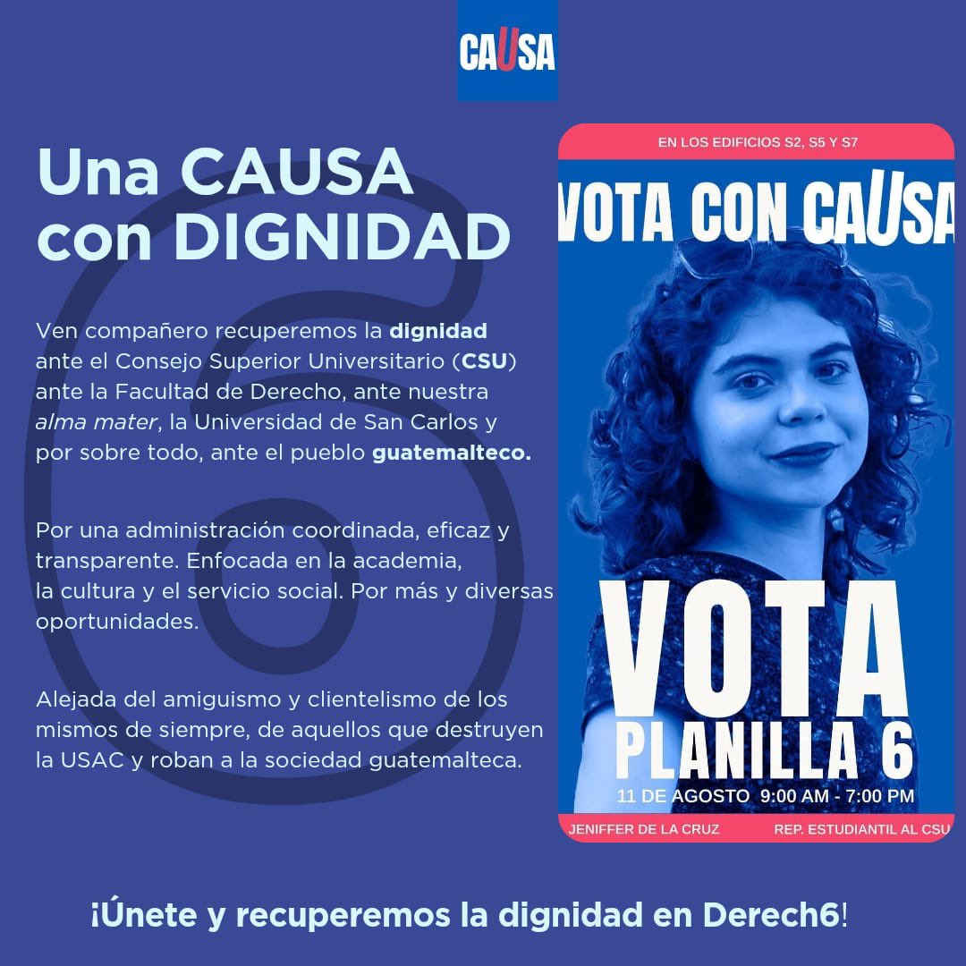 Vota Planilla 6 este 11 de agosto ✅