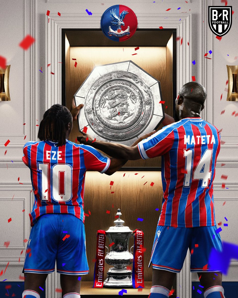 CRYSTAL PALACE WIN THE COMMUNITY SHIELD 🏆🦅

Three months after their first trophy, they get their second