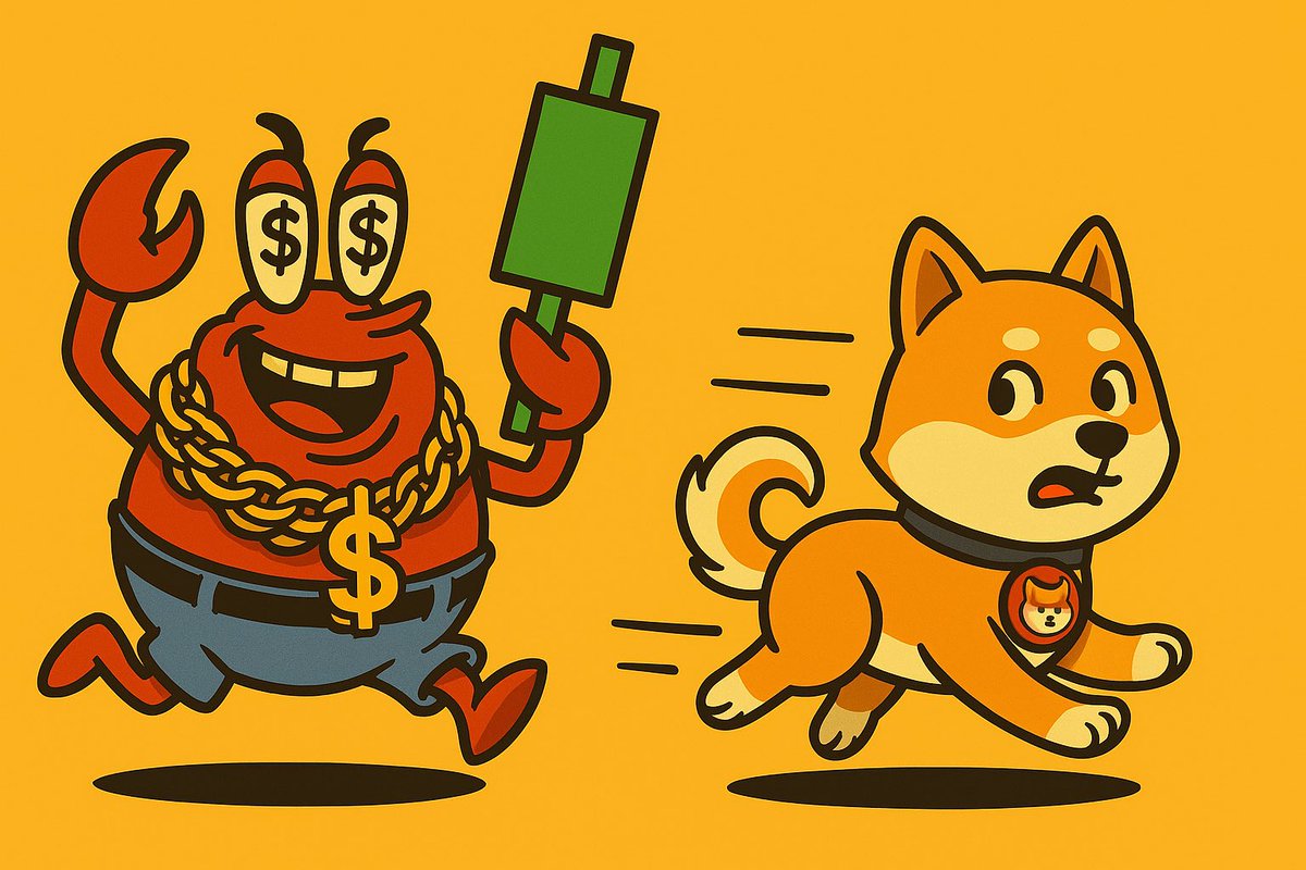 SHIB’s running scared… 🦀📈
The Greediest Crab in Crypto is here to take the meme throne.
🚀 50% LP Locked | 🔥 5% Burn by lunch | 💰 0% Tax
Join the #KrabArmy before the chart goes vertical.

#GreedyKrab #MemeCoin #ETH #CryptoGems #DeFi #100xGems