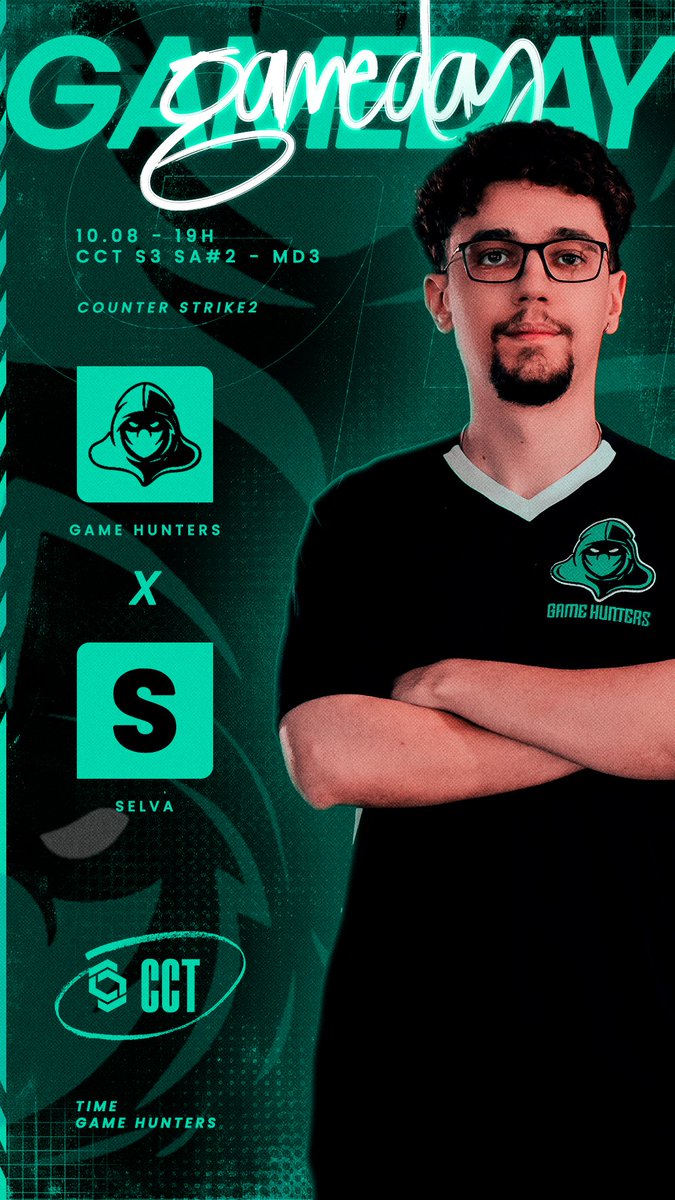GameHunters (@gamehunterscs2) on Twitter photo Hoje mais tarde as 19h entraremos em ação pelo <a href="/CCT_CS/">Champion of Champions Tour CS2</a> para a disputa do 2-0 contra #Selva!
#LetsHunt Hoje mais tarde as 19h entraremos em ação pelo <a href="/CCT_CS/">Champion of Champions Tour CS2</a> para a disputa do 2-0 contra #Selva!
#LetsHunt