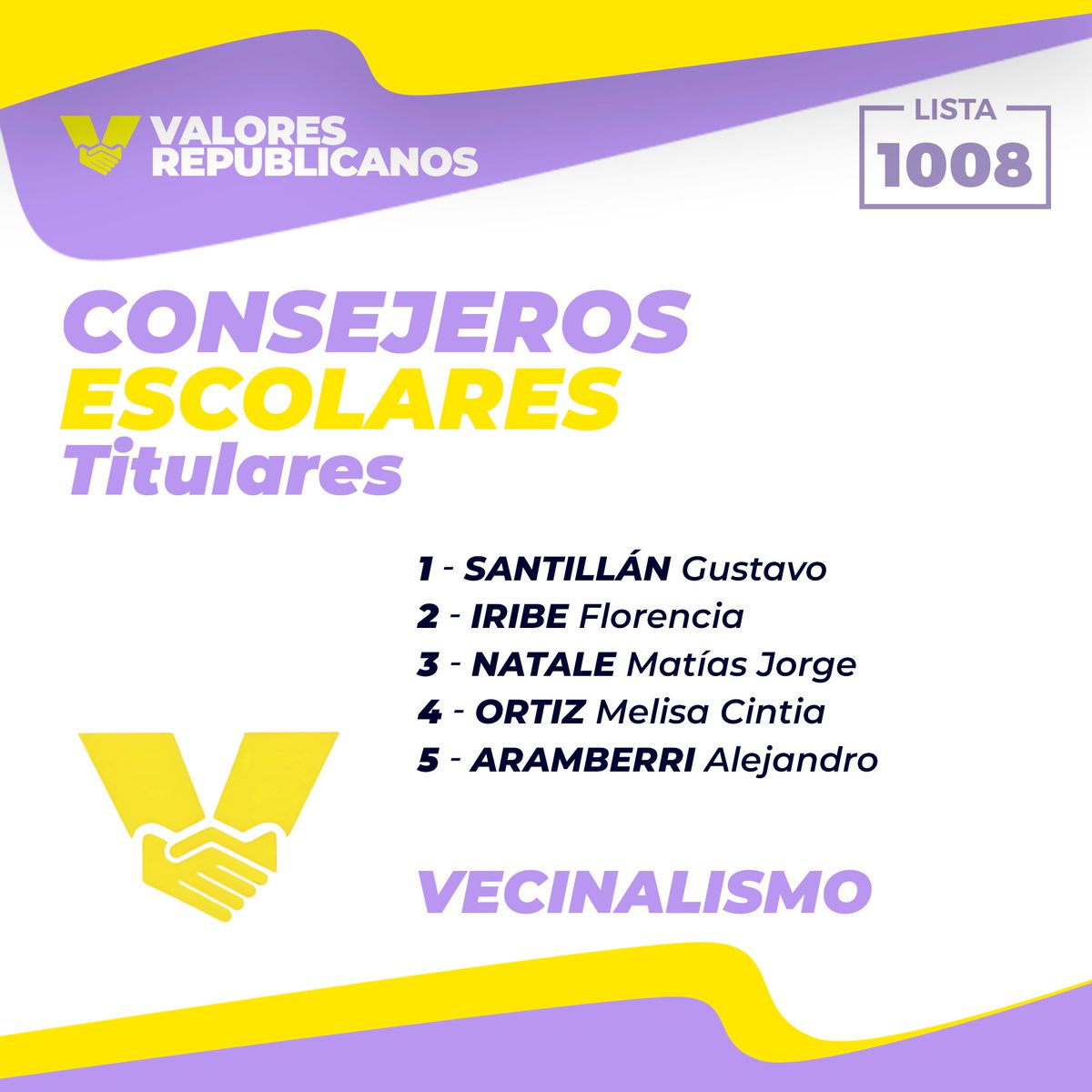 ValoresRepBahia's tweet photo. ✅ Estos somos todos los integrantes de la lista del partido. 

🔜 Pronto vas a ir conociendo un poco más de cada uno de nosotros!

#BahiaVotaVecinalismo #bahia #bahiablanca #vecinalismo #política #elecciones #partido https://t.co/478RLNG5ec