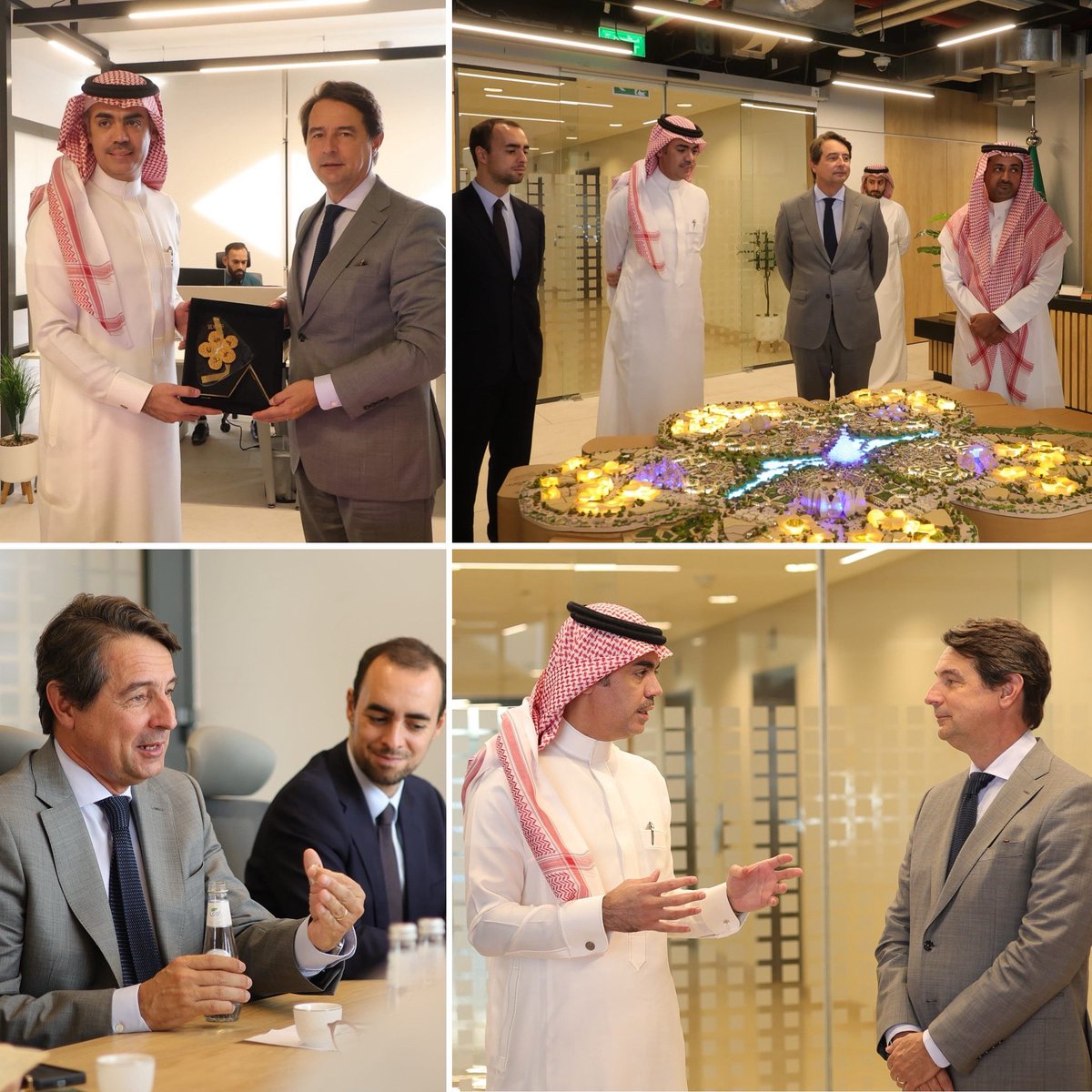 nunomathias's tweet photo. Delighted to meet Eng. Talal AlMarri  CEO of the @Expo2030Riyadh. We received a comprehensive briefing on the preparations for #Expo2030Riyadh and opportunities for collaboration to this global project. 🇵🇹🤝🇸🇦. @nestrangeiro_pt @KSAembassyPT @aicep @KSAmofaEN @Portugal_in_KSA https://t.co/js4RPxvlsU