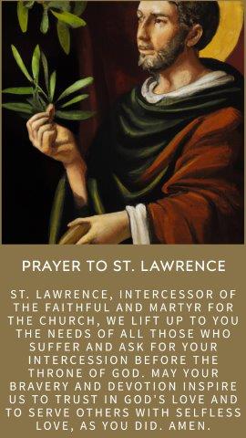 No Dice (@yes_dice) on Twitter photo One of the great martyrs of Rome, Saint Lawrence.
Feast day, August 10.
"Turn me over, I'm done on this side!
It's cooked enough now." 
Saint Lawrence was one of seven deacons in charge of giving help to the poor and needy under Pope Sixtus II who were martyred during the One of the great martyrs of Rome, Saint Lawrence.
Feast day, August 10.
"Turn me over, I'm done on this side!
It's cooked enough now." 
Saint Lawrence was one of seven deacons in charge of giving help to the poor and needy under Pope Sixtus II who were martyred during the