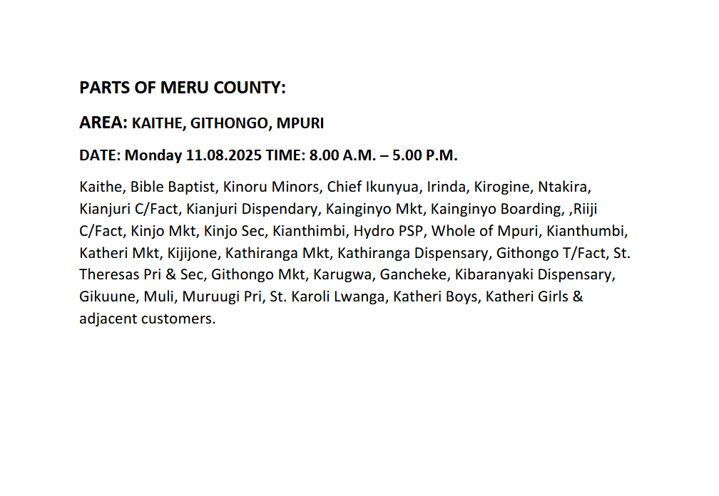 Kenya Power tweet media