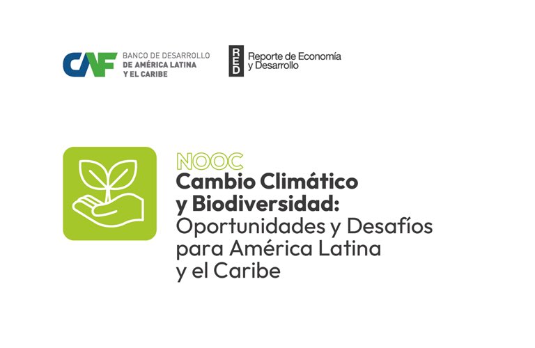 AgendaCAF's tweet photo. 🌎💡 Aprende cómo el cambio climático y la pérdida de biodiversidad impactan a América Latina y el Caribe, y qué soluciones existen para enfrentarlos. 📚 Inscríbete en nuestro NOOC gratuito “Cambio climático y biodiversidad”, basado en el #RED2023 de CAF, y obtén un certificado oficial al finalizar. ➡️ https://t.co/MJk9LPjRG9

ℹ️ Un NOOC (Nano Open Online Course) es un curso 100% en línea, breve y de acceso libre, diseñado para introducirte a un tema específico de forma ágil y efectiva.