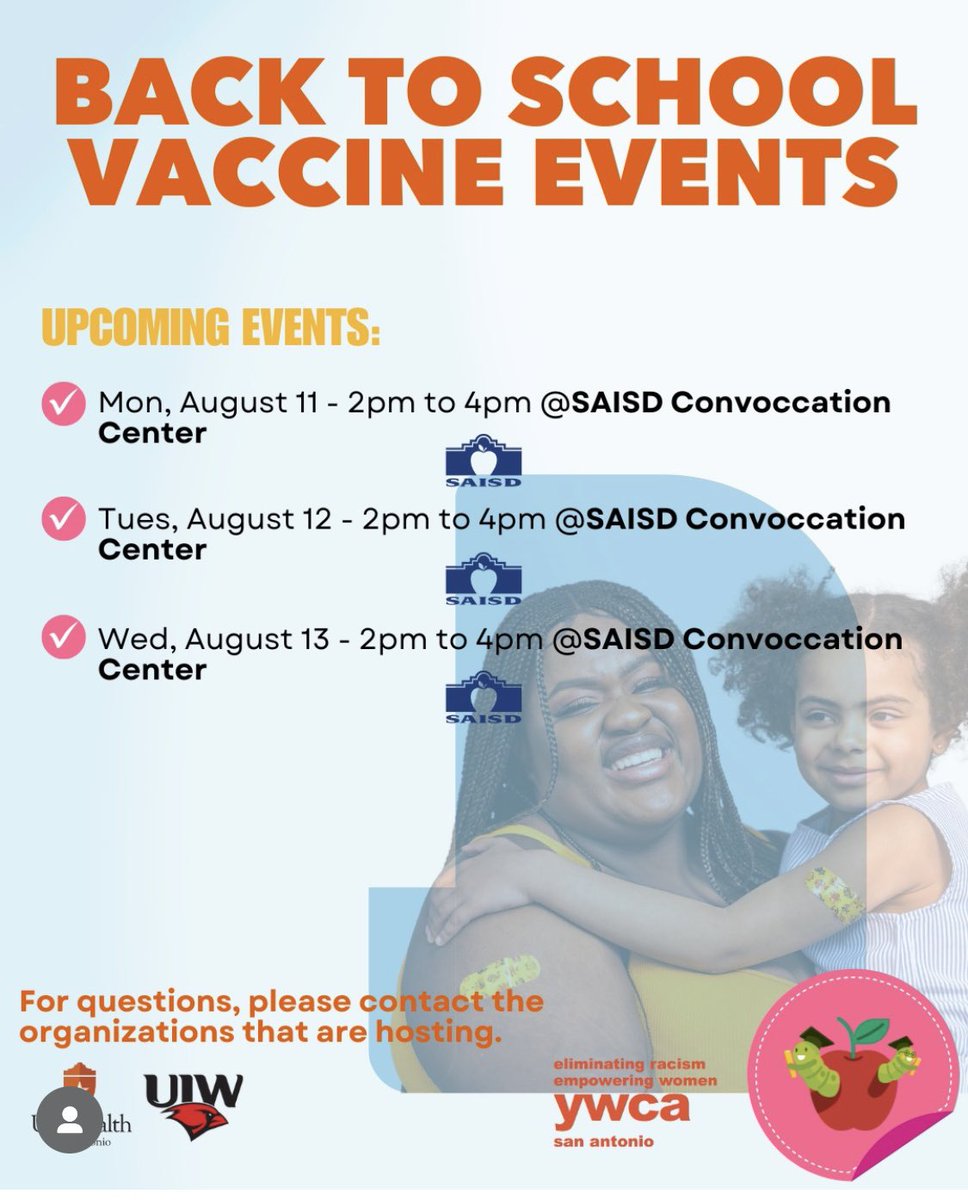 eastsacdc's tweet photo. Back to School Vaccine events!💉 https://t.co/vXmtRsg0TQ