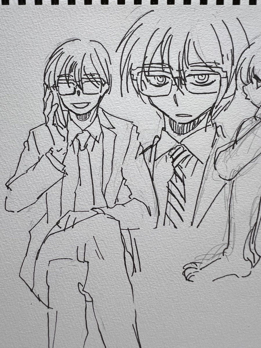 落書き 鹿谷徹の徹はドラマ『ケイゾク』の真山徹が好き過ぎて、徹にしました 乱射するよ? 