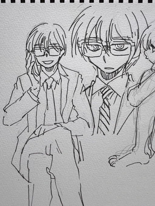 落書き 鹿谷徹の徹はドラマ『ケイゾク』の真山徹が好き過ぎて、徹にしました 乱射するよ? 