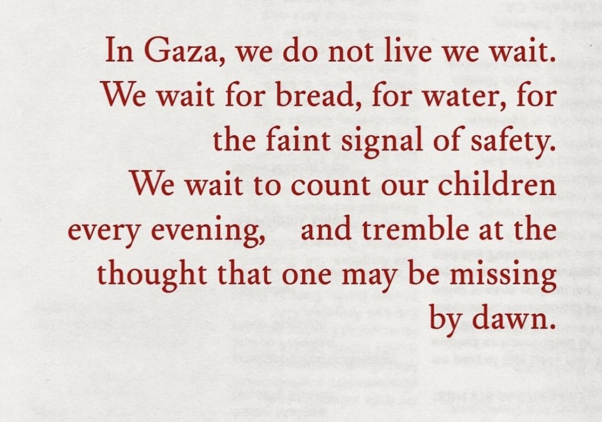 This is a call to all mothers.
Please tag other moms in the comments. ❤️ Please share Munira Elnajar‘s poem to your stories. Let the mothers in Gaza know they are not alone.

The only difference between you and Munira is geographical luck.
Look at her sweet boy in the last
