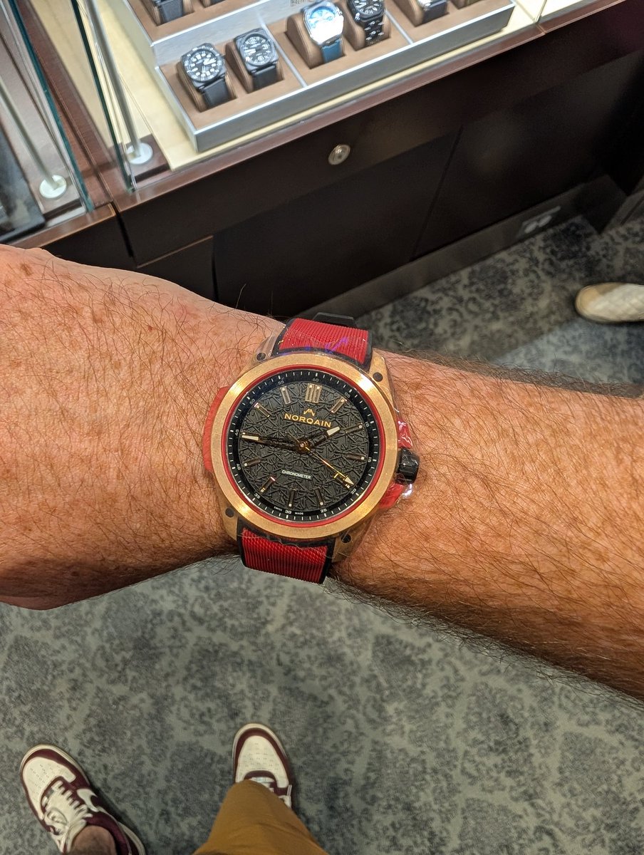 If you love watches and Timepieces of any caliber, I will be posting a lot more of that here! Make sure to follow or more badass content. Great 1 of 1 piece by <a href="/norqainwatches/">NORQAIN</a>