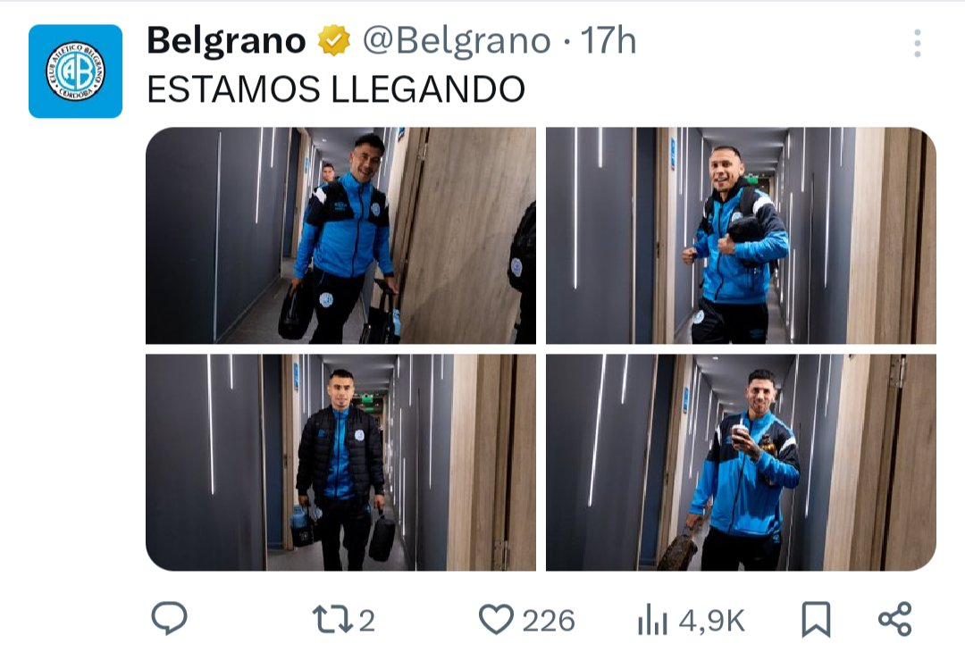 Banco totalmente la decisión creativa de <a href="/Belgrano/">Belgrano</a> consistente en aludir a la obra de Cristian Gabriel Álvarez en las redes.