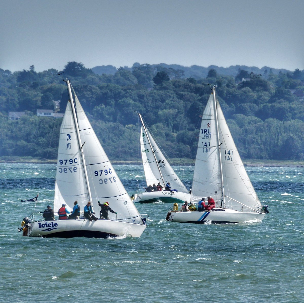 Malcmpbel's tweet photo. Off Carrickfergus on Saturday. @carrickfergussc  @WeatherCee @CarrickfergusBC @barrabest @WeatherAisling @mea_bc @sailingireland @LoveBallymena @StormHour https://t.co/l6Lqx3oGJU