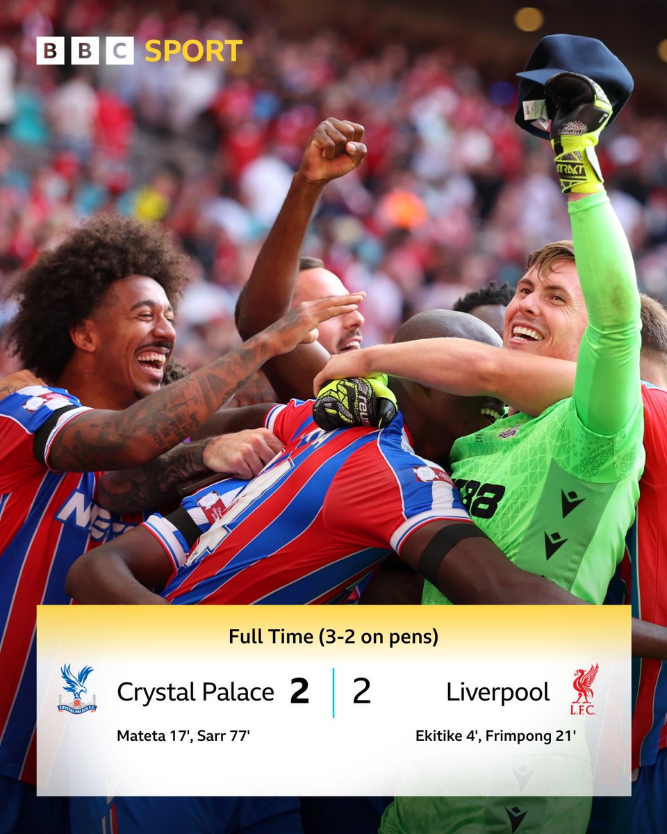 Crystal Palace love a trip to Wembley 🤩🏆