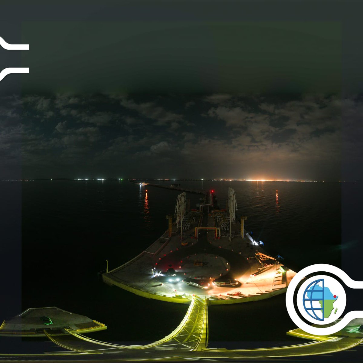 dpfza's tweet photo. Launched in 2020 with a foundation-laying ceremony led by His Excellency Mr. Ismaïl Omar Guelleh,President of the Republic of Djibouti, the Damerjog Oil Terminal is a flagship project under Djibouti Vision 2035. Strategically located southeast of the capital, at the crossroads of the Red Sea and the Bab el-Mandeb Strait, the terminal is designed to position Djibouti as a leading regional and international energy and logistics hub.

The facility features a 2.5-kilometer oil jetty with an annual handling capacity of 25 million tonnes, connected to shore by a 315-meter access bridge leading to a central Matrix Manifold served by nine piggable pipelines. This configuration allows the simultaneous handling of diesel, jet fuel, gasoline, heavy fuel oil,LPG and edible oil. A modular storage depot provides flexible capacity to meet market demand.

Equipped with two berths:
- One for vessels of up to 120,000 DWT
- and another for Medium Range vessels between 6,000 and 30,000 DWT.

The terminal operates with nine modern Marine Loading Arms, ensuring fast, safe, and compliant operations. Access is via a 14-kilometer navigational channel, 18–30 meters deep, fully marked with 15 buoys to accommodate large-tonnage vessels.

The Damerjog Oil Terminal will provide bunkering services to ships transiting the Red Sea, supports domestic fuel imports, facilitates transshipment operations, and supplies landlocked countries. To strengthen multimodal connectivity, Great Horn Investment Holding, in partnership with the Ethiopian–Djiboutian Railway Company is developing a 17-kilometer dedicated rail link from the terminal to Nagad station, which is now in its final planning stage.

By combining advanced technical capacity, strategic location, and modern multimodal links, the Damerjog Oil Terminal reinforces Djibouti’s role as a key gateway for regional and global energy flows.

@omar_hadi 
@IsmailOguelleh