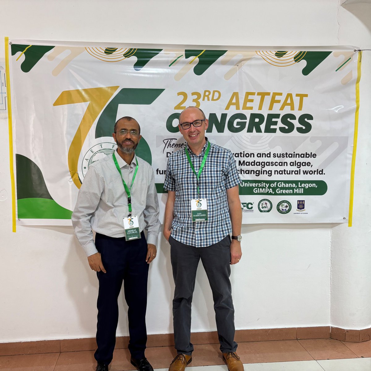 IainDarbyshire1's tweet photo. Just back from a wonderful week at the 23rd #AETFAT Congress in Accra, meeting so many passionate botanists working on the African flora and its conservation. Huge thanks to Prof Gabriel Ameka and the @AETFAT2025 team for such a great event. Next up it’s Côte d’Ivoire 2028! https://t.co/KKW8YLu2TI