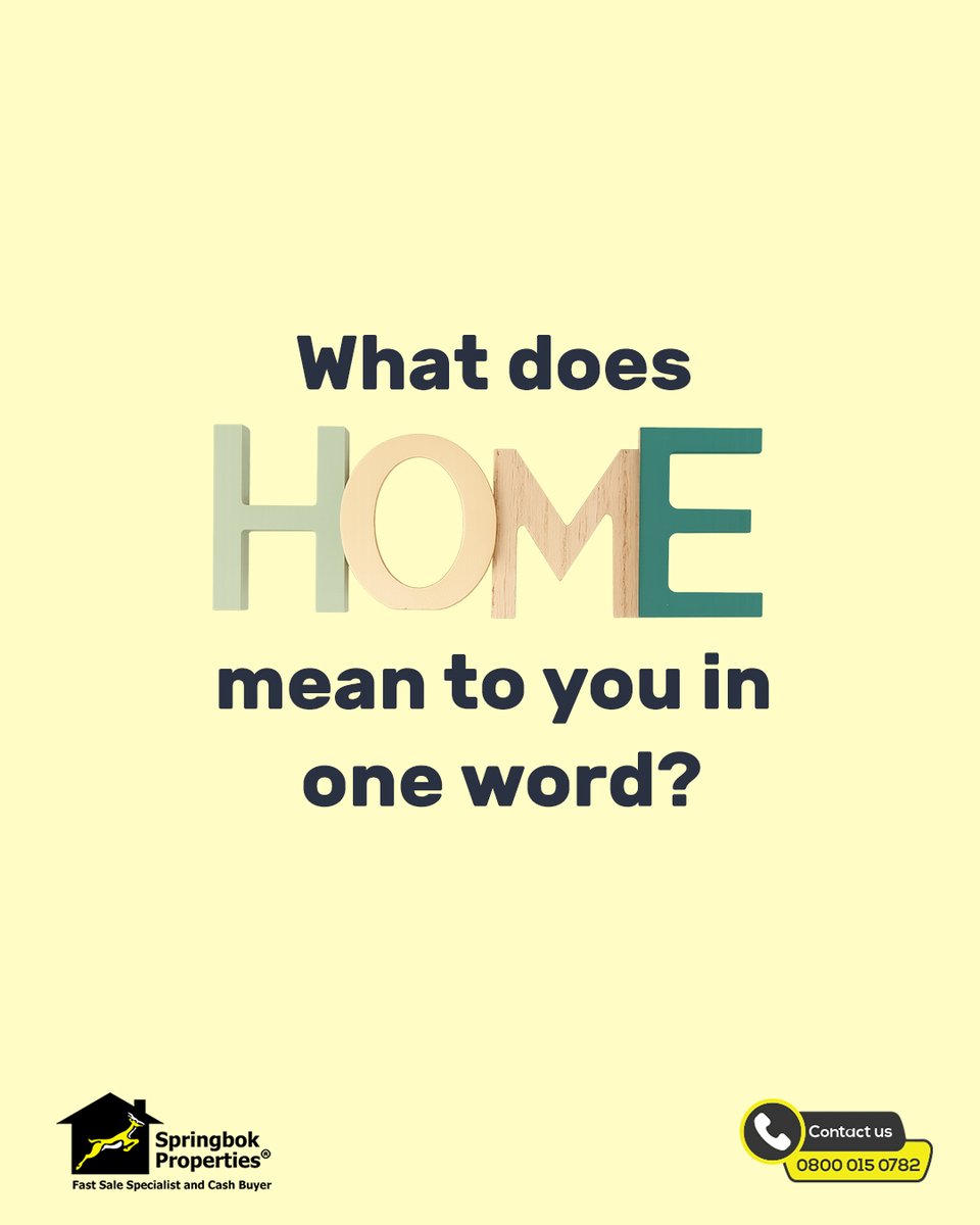 springbokprop's tweet image. Please leave a one word comment to tell us what #home means to you. 
#LeaveAComment #HomeSweetHome #HomeIsWhereTheHeartIs #Family #Comfort #Belonging #Sanctuary #Security #SafePlace #Haven #Roots #Love #Cosy #Togetherness #Happiness #Peace #Solace