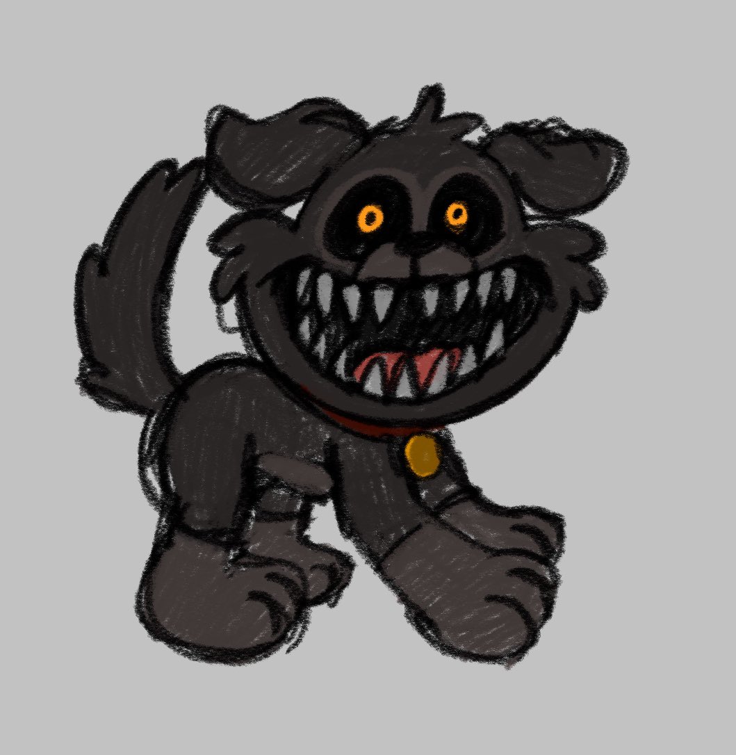 GoofyAhhBunny's tweet image. C U
Fetch concept as a smiling critter 
#FNAF #FazbearFrights #fetch #fnafbooks #SmilingCritters #SmilingCrittersAU #dog #sketch