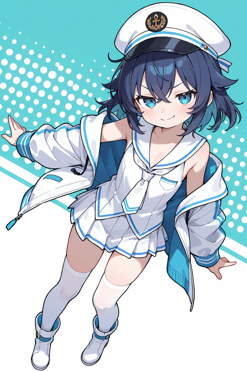 髪色は濃い方が似合う気がする⚓️
#AIイラスト #えきちょー絵巻