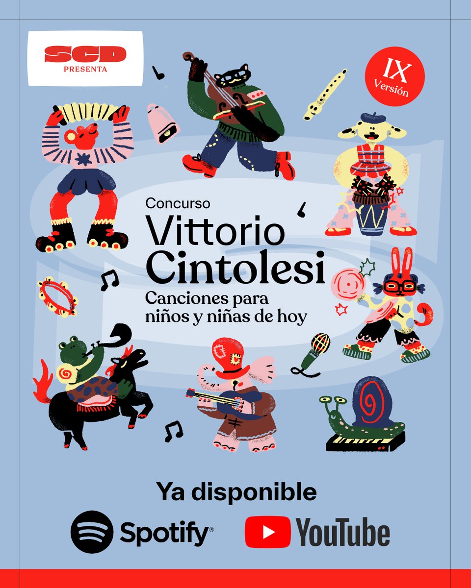 🎉 ¡YA ESTÁ DISPONIBLE EL DISCO "CANCIONES PARA NIÑOS Y NIÑAS DE HOY, VOL. IX" ! 🎶✨

🎈 Este Día de la Niñez, vive un momento especial junto a los más pequeños y pequeñas de la casa con un álbum que celebra la creatividad y la música.

Dale play aquí ➡️ tinyurl.com/3at8x66w