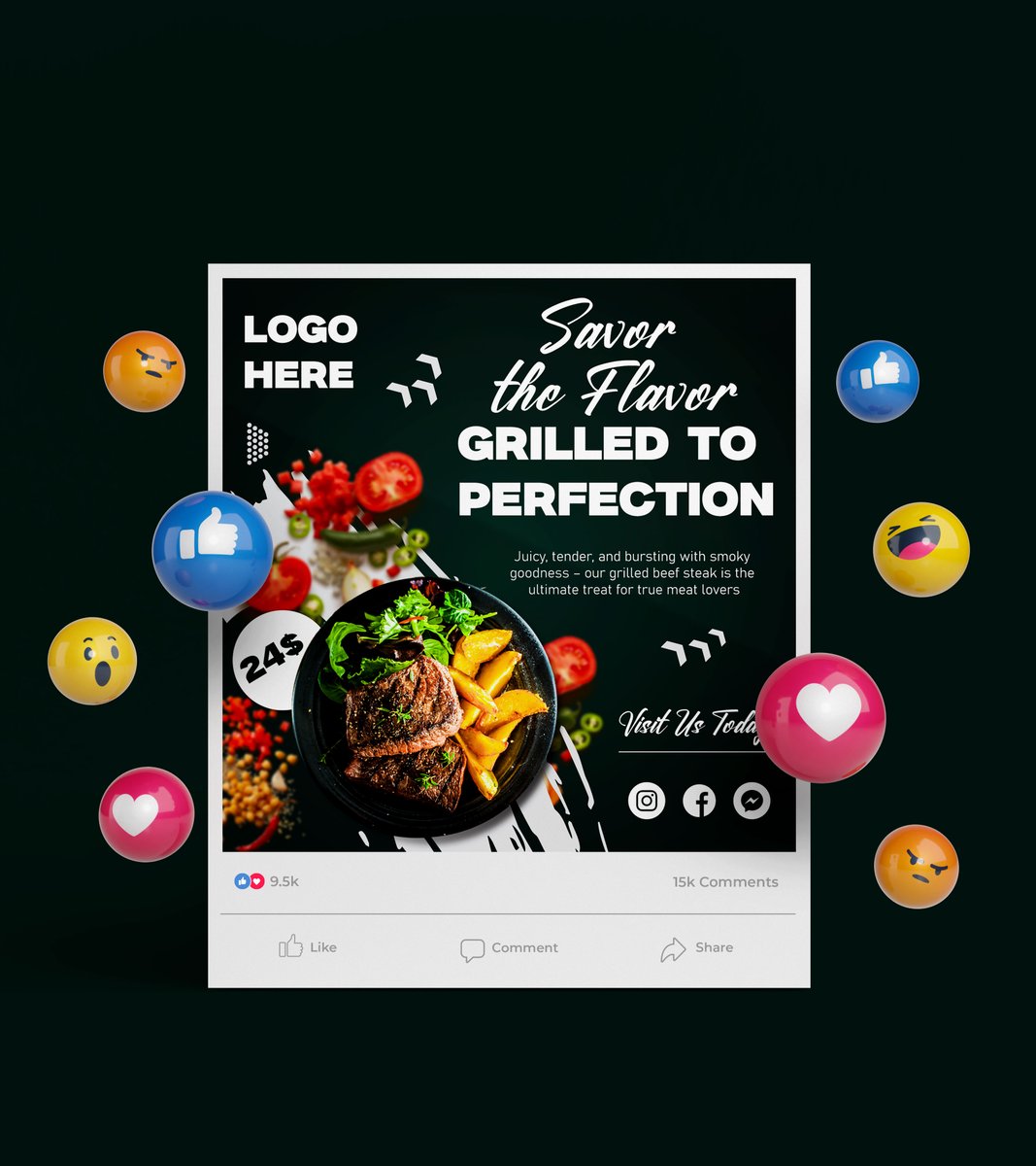 Mexvect's tweet photo. New Design Drop! 🍔✨
Just finished creating a fresh Food Social Media Post Design that’s perfect for grabbing attention and making taste buds tingle.
I’m Asstrock Design — a passionate graphic designer, open to any design project and remote work opportunities worldwide. https://t.co/YFErZUuIX5