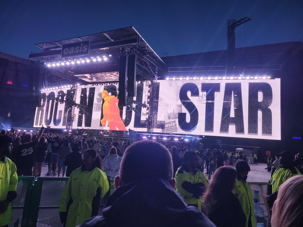 hazel_irving's tweet photo. What a night on Friday! @oasis #OasisLive25 i have seen them many times but to take Mils with us was just amazing https://t.co/lo5EBWlgSu