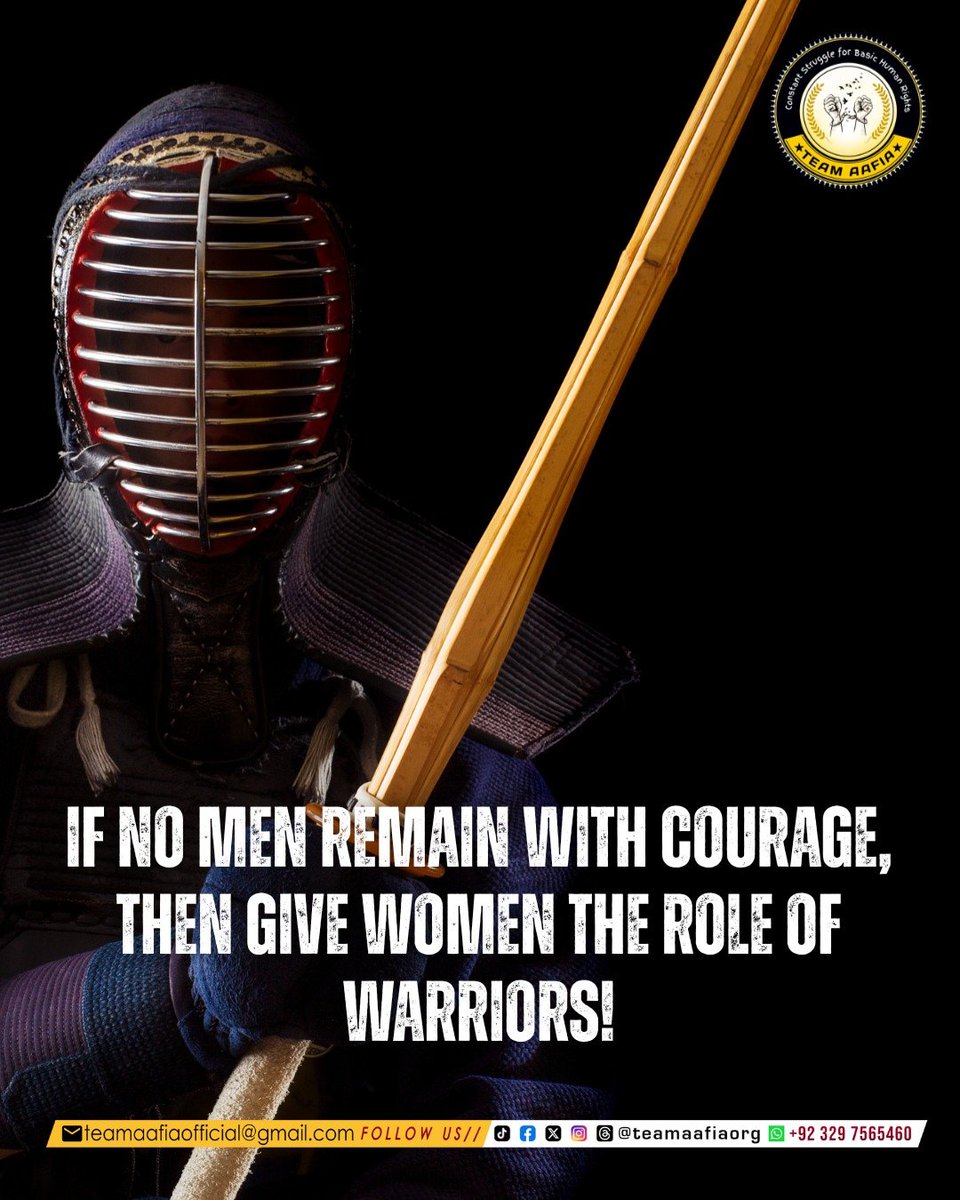 Team Aafia official (@teamaafiaorg_) on Twitter photo If no men remain with courage,
Then give women the role of warriors!
#SaveAafiaNow
Team Aafia Official
<a href="/TeamAafiaOrg_/">Team Aafia official</a>
#AafiaSiddiqui #FreeAafia
FMC Carswell If no men remain with courage,
Then give women the role of warriors!
#SaveAafiaNow
Team Aafia Official
<a href="/TeamAafiaOrg_/">Team Aafia official</a>
#AafiaSiddiqui #FreeAafia
FMC Carswell