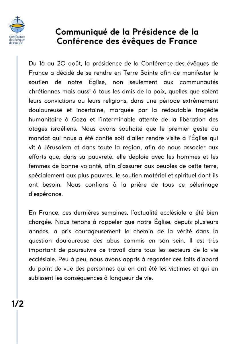 Église catholique en France tweet media