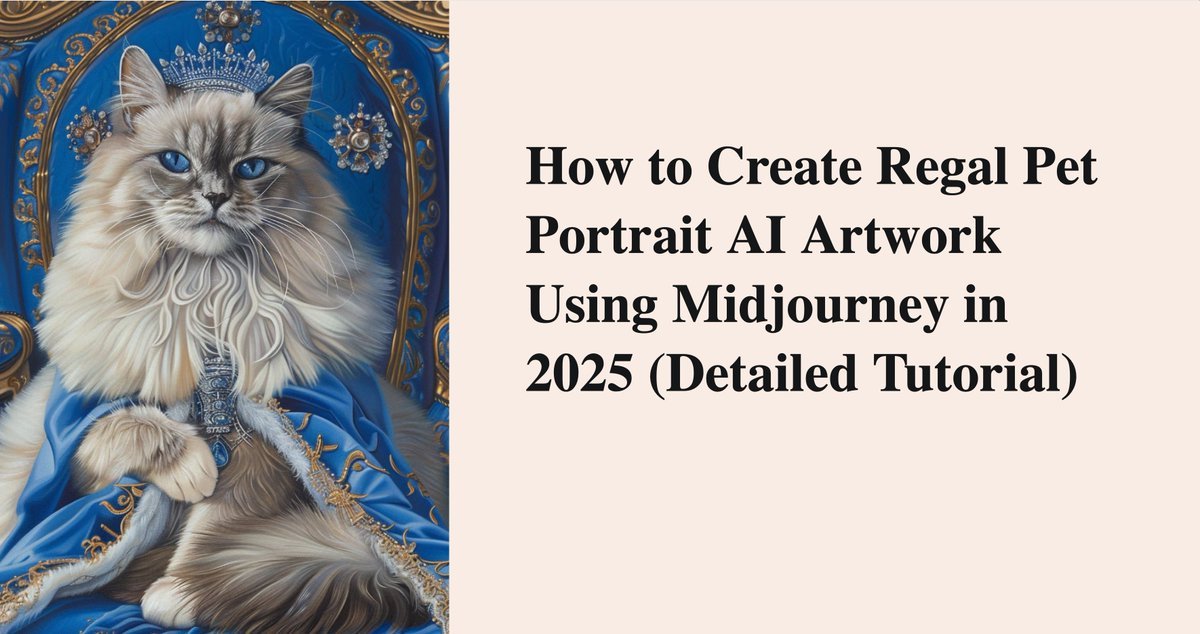 AIDesignP's tweet photo. Grab it now!

Want to effortlessly become an AI designer and create stunning visuals? Snag this @midjourney guide and learn to craft magical prompts with AI!

How to get it?

1. Comment “guide”
2. Follow me (so I can DM you the guide)
3. Retweet (optional) https://t.co/vJhO3VvrTN