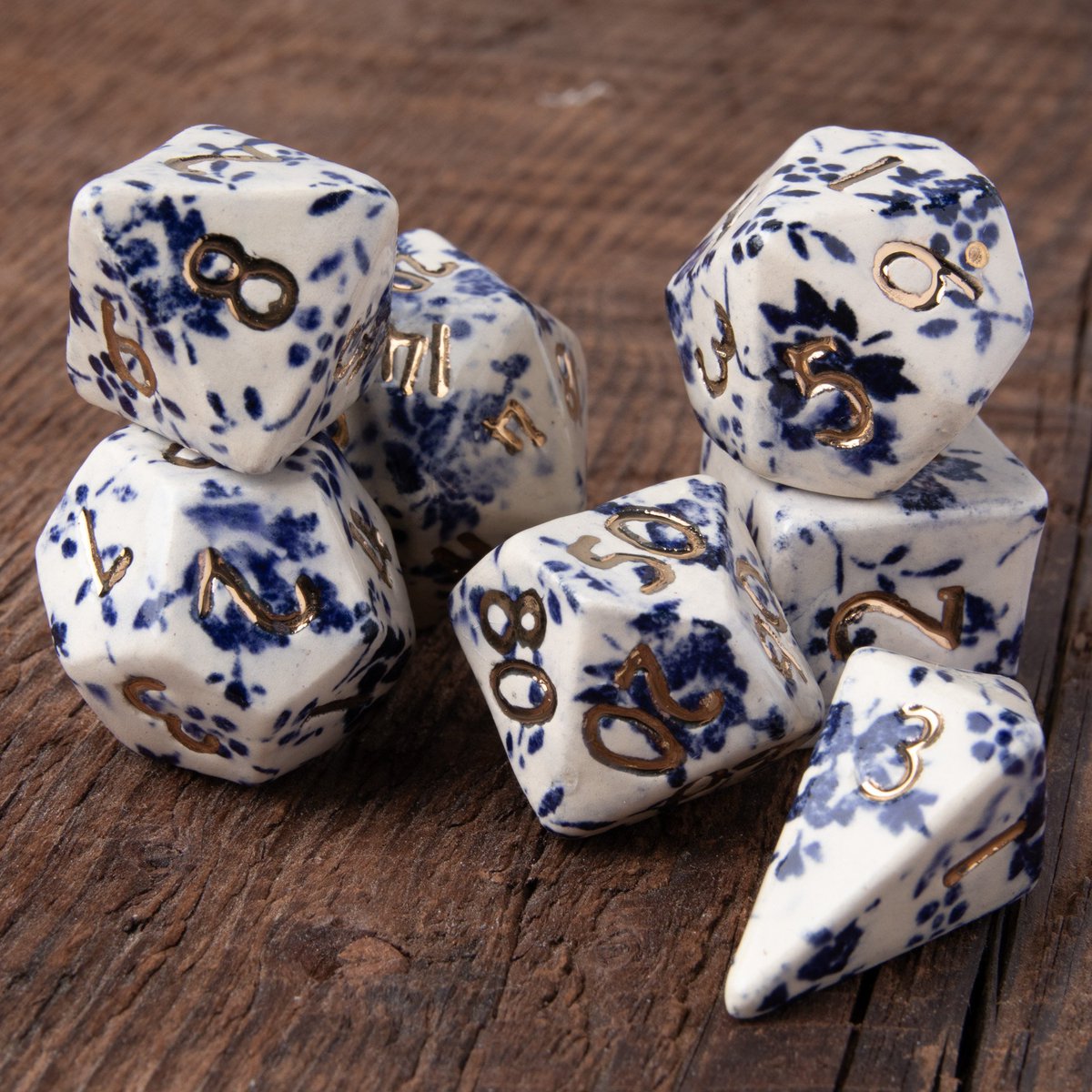 Last call! Tonight I'll be shutting down the drop until November. If you need a set of handmade ceramic dice before then, get them today 😇 #ttrpg #dnd #dice