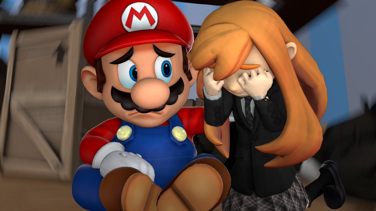 DAVIDEANDGO10's tweet photo. You just too kind #marioxmeggy #Smg4 #MeggySpletzer #sfm #ship #gmod https://t.co/bTcX2L3sfq